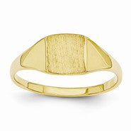 14k Yellow Gold Signet Ring