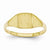 14k Yellow Gold Signet Ring