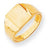 14k Yellow Gold Signet Ring