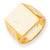 14k Yellow Gold Men's Signet Ring