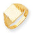 14k Yellow Gold Signet Ring