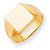 14k Yellow Gold Men's Signet Ring