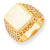 14k Yellow Gold Men's Signet Ring