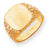 14k Yellow Gold Men's Signet Ring