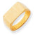 14k Yellow Gold Men's Signet Ring