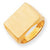 14k Yellow Gold Men's Signet Ring