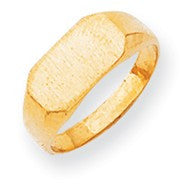 14k Yellow Gold Signet Ring