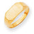 14k Yellow Gold Signet Ring