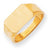 14k Yellow Gold Men's Signet Ring