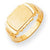 14k Yellow Gold Signet Ring