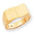 14k Yellow Gold Men's Signet Ring