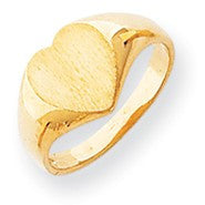 14k Yellow Gold Signet Ring