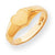 14k Yellow Gold Signet Ring