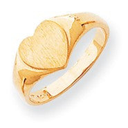 14k Yellow Gold Signet Ring