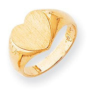 14k Yellow Gold Signet Ring