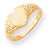 14k Yellow Gold Signet Ring