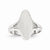 14k White Gold Signet Ring