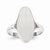 14k White Gold Signet Ring