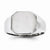 14k White Gold Signet Ring