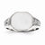 14k White Gold Signet Ring