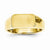 14k Yellow Gold Signet Ring