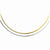 Sterling Silver & Gold-Plated Reversible Mirror Omega, 17 inch x 4mm, w/2 inch extension