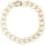 Fancy Charm Bracelet in Yellow Gold, 8 inch