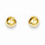 14k Yellow Gold Polished 6mm Ball Post Earrings
