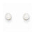 14k Yellow Gold 3mm Cultured Pearl Earrings