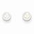 14k Yellow Gold 4mm Cultured Pearl Earrings