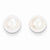 14k Yellow Gold 7mm Cultured Pearl Earrings