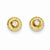 14k Yellow Gold 2.5mm CZ Post Earrings