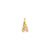 Madi K Small Hollow 3-D Teddy Bear Charm in 14k Gold