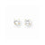 14k Yellow Gold 4mm CZ Post Earrings