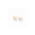 14k Yellow Gold Baby Cultured Pearl Earrings