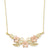 14K Two-Tone Fancy Plumeria Necklace