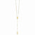 14K Yellow Gold Beads Rosary Necklace