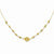 14K Yellow Gold Gold Cable Filigree Beads Necklace