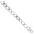 14K White Gold Polished Fancy Link Bracelet