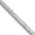 14K White Gold Polished Mesh Bracelet