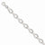 14K White Gold Diamond-Cut Sat Polished Fancy Bracelet