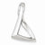 14k White Gold Fancy Slide Pendant, Pretty Pendants for Necklace