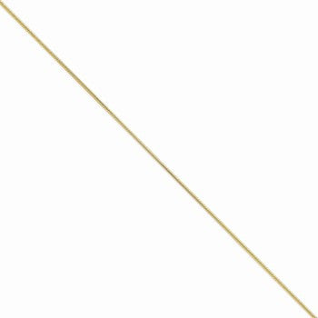 14K Yellow Gold Round Snake Chain