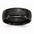 Stainless Steel Black IP-plated Polished 7mm Wedding Band