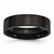 Stainless Steel Black IP-plated Polished Flat 6mm Wedding Band