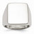 Stainless Steel Polished Rectangular Ring