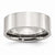 Stainless Steel Flat 8mm Polished Wedding Band