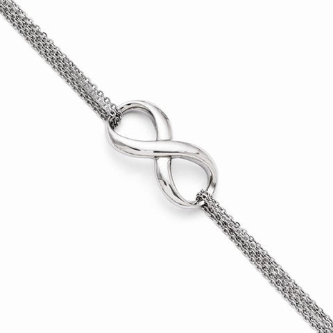 Stainless Steel Polished Symbol Bracelet