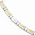 Stainless Steel Yellow Ip-Plated Link Polished Dad Bracelet