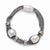 Stainless Steel Polished and Brushed Beads Twisted Bracelet